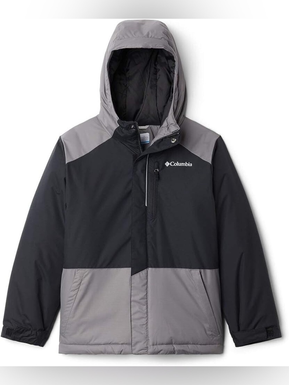 Columbia Boys Gray Lightning Lift Waterproof Jacket L